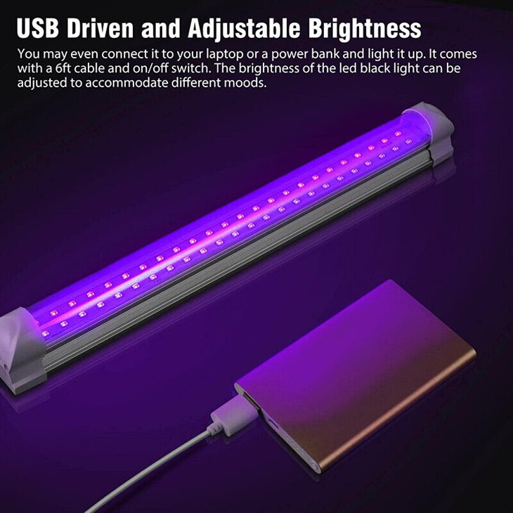 10W USB Compatible UV LED Blacklight Tube