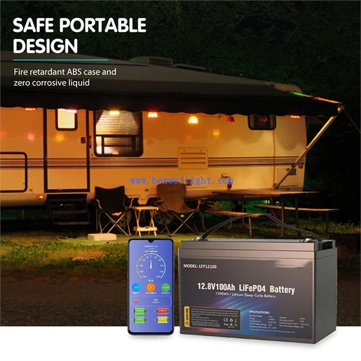 12 V 100 Ah Lithium-Ionen-Akku