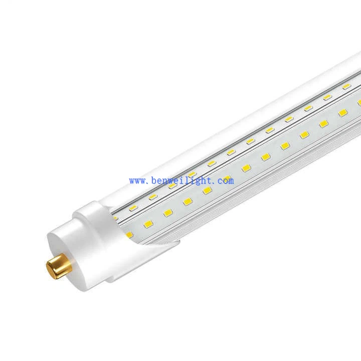 8 Fuß LED-Röhrenlampen, Einzelstift, V-Form, 75 W