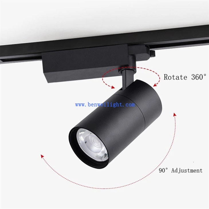 Aluminium-Schienenleuchte für Wohnzimmer