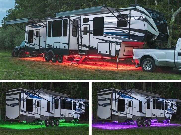 rv underbody lights application