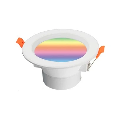 Intelligentes RGB-LED-Downlight, App-gesteuerte Deckeneinbauleuchte
