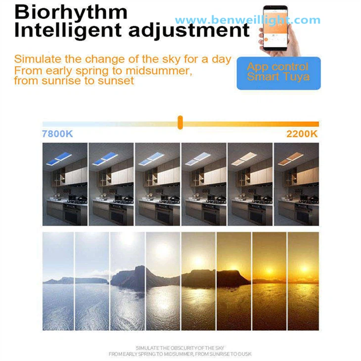 Artificial Skylight LED Panels Simulate Sunlight, Blue Sky And Natural Rhythms best
