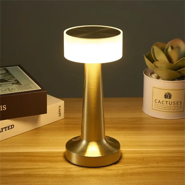Elegante LED-Pilz-Nachttischlampe - Verstellbares Leselicht mit Augenkomfort