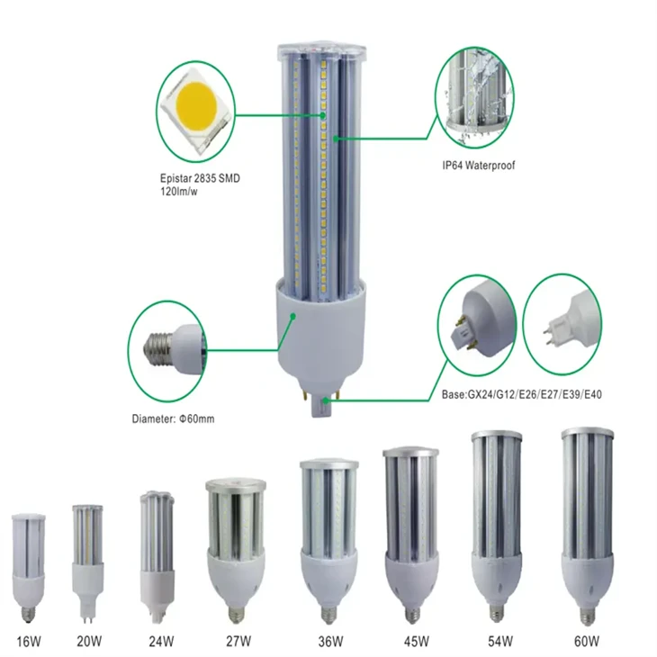 High Brightness 35W LED Corn Light Bulb, E26 Base LED Corn Lamp suppliers