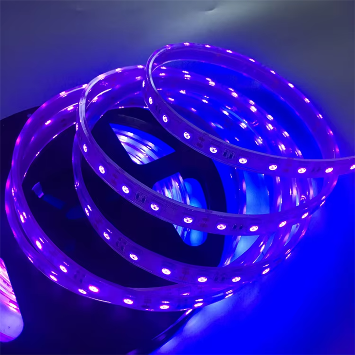 Ip68 365nm Uv C Blacklight Led Strip Light 120 Leds/m 2835 high quality