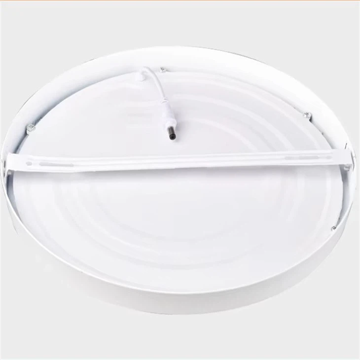 white round flat panel ceiling light
