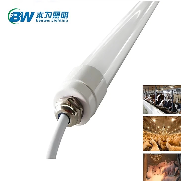 Geflügel LED-Röhrenleuchte, wasserdicht, dimmbar