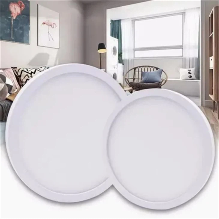 Runde LED-Deckenleuchte für Aufbaumontage