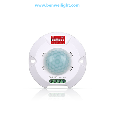 360-Grad-Decken-PIR-Bewegungssensor, 9–24 V, Lichtschalter