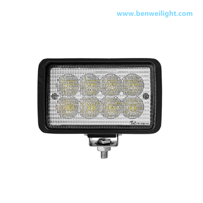 40-W-LED-Flutlicht, 6" rechteckig, Aluminiumdruckguss, Traktorscheinwerfer