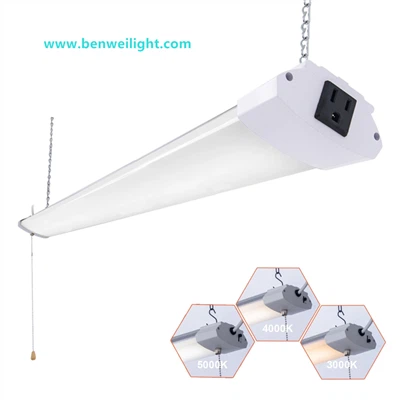 48W 4FT LED-Ladenleuchte, Dreifach-CCT-Zugkette