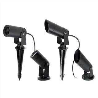 Wasserdichte 6-Watt-LED-Gartenleuchte, 3000K-Außenstrahler mit Erdspießständer