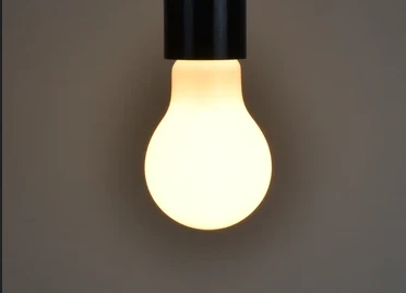 E27 LED-Glühlampe A19 milchig