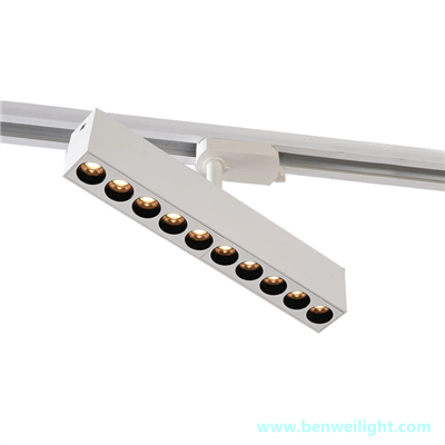 L-förmiger drehbarer Schienenstrahler