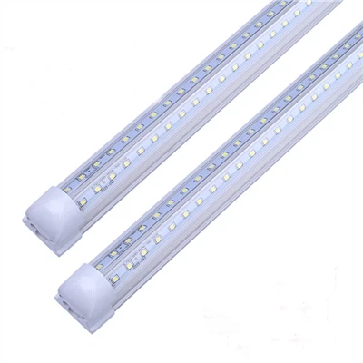 T8 V-förmige integrierte LED-Röhrenhalterung, 270-Grad-Strahl, hohes Lumen