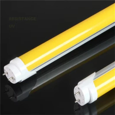 Gelbe Abdeckröhre mit LED-Leuchten, Anti-UV-Röhren