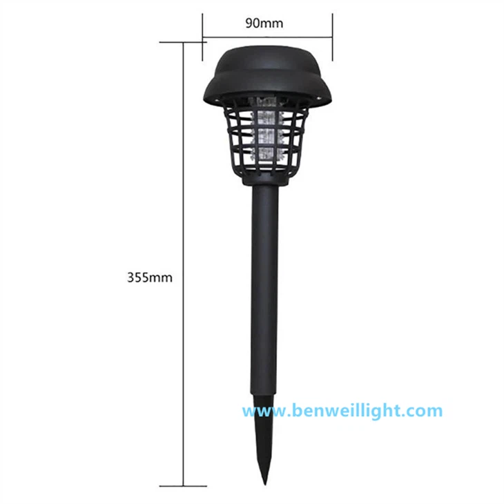 Solar Mosquito Killer Lamp - IP65 Waterproof Outdoor Insect Zapper With LED Light high quality