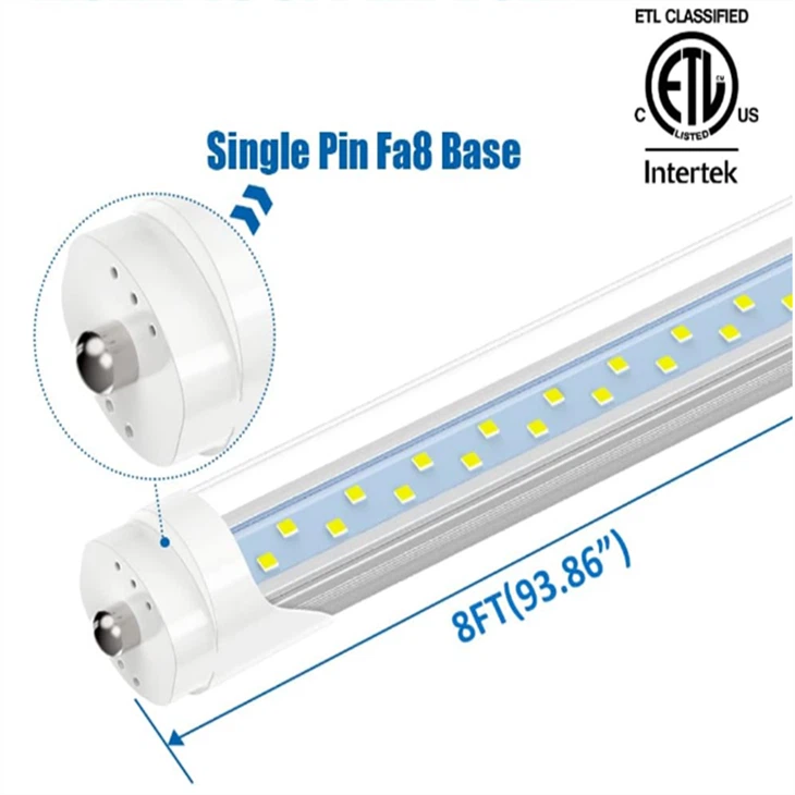 T8 LED TUBE (double-ended Connection) 10W / 15W / 20W / 24W / 30W high quality